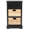 Safavieh Milan Side Storage Side Table - Distressed Black AMH5700B - alternate 1